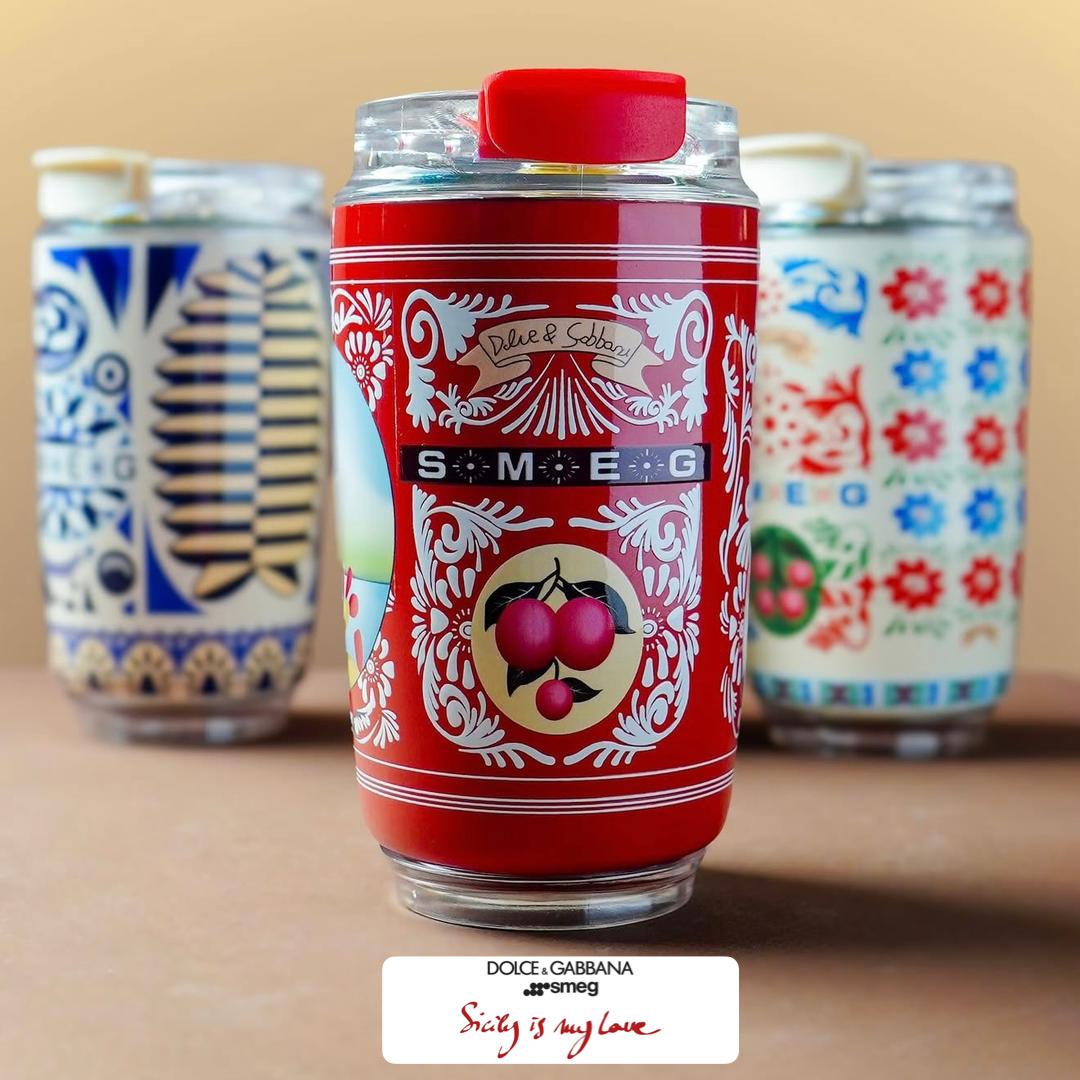 Mug SMEG x Dolce & Gabbana – Édition Sicily Is My Love Rouge